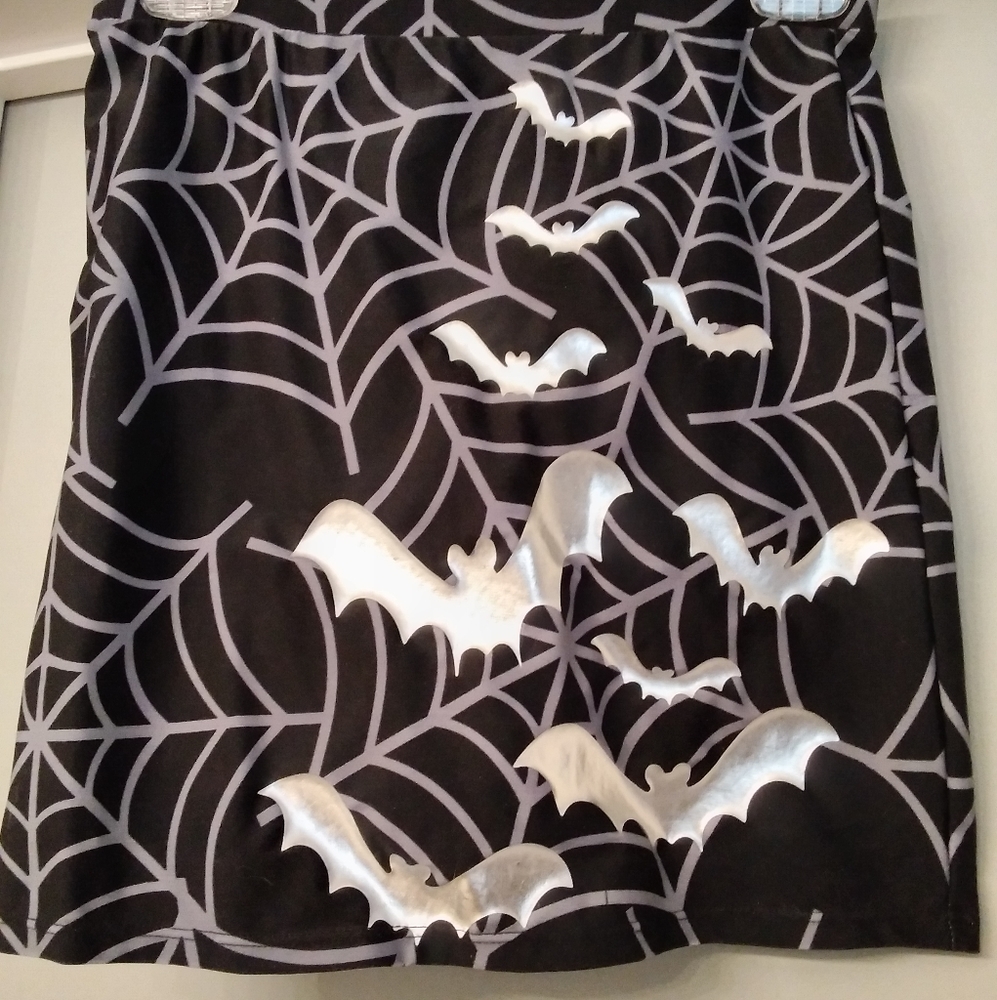 Too Fast Rat Baby Spider Web Bat Skirt
